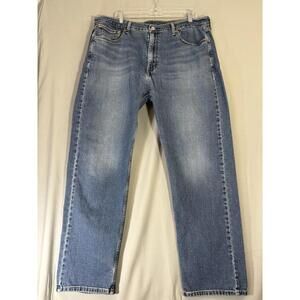 Levis 505 Jeans Mens 40x32 Measures 38x30 Med. Wash Regular Straight Mid Rise